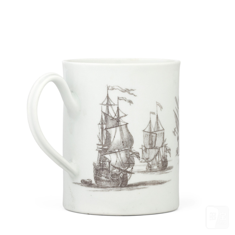 A Worcester mug, circa 1758-60 - 图2